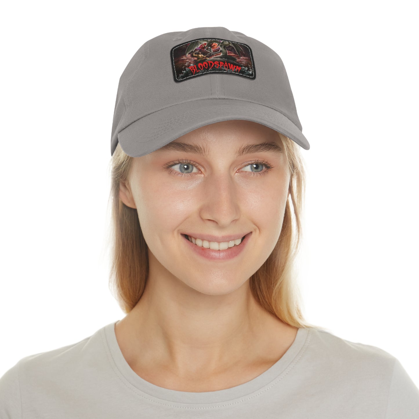 Bloodspawn | Dad Hat with Leather Patch