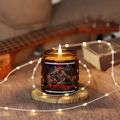 Official Bloodspawn | Scented Soy Candle (Multi-Size, Amber Jar)