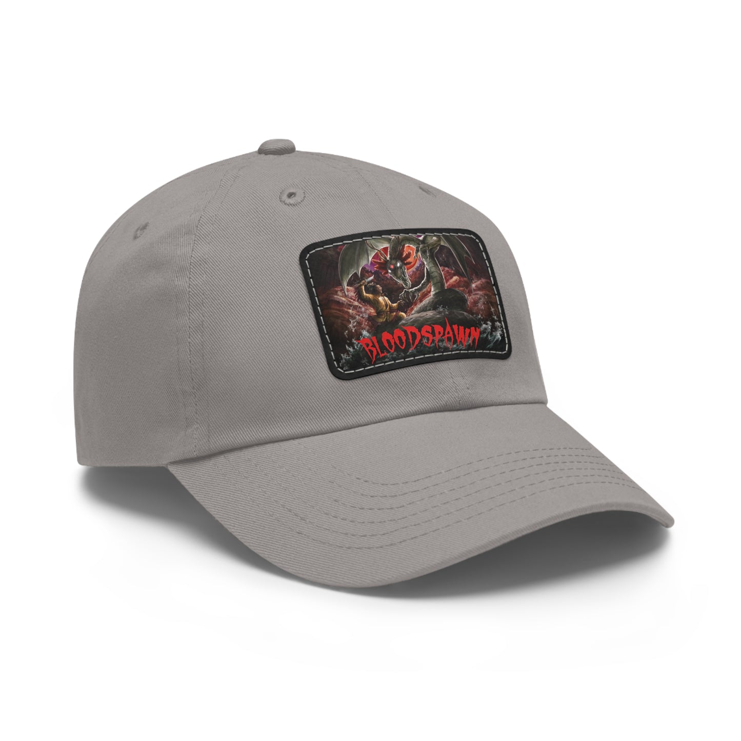 Bloodspawn | Dad Hat with Leather Patch