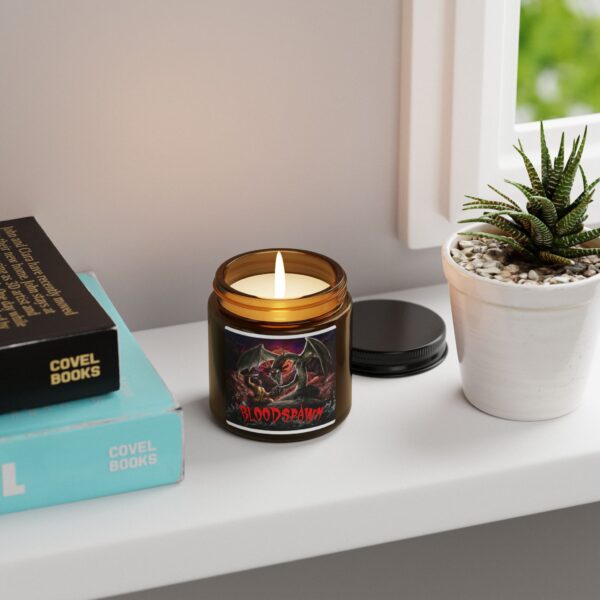 Official Bloodspawn | Scented Soy Candle (Multi-Size, Amber Jar) - Image 4