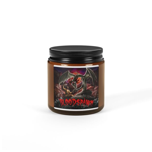 Official Bloodspawn | Scented Soy Candle (Multi-Size, Amber Jar) - Image 2