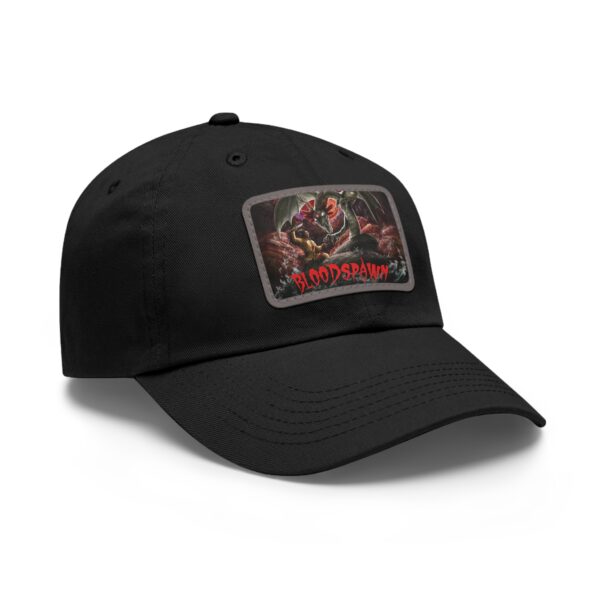 Bloodspawn | Dad Hat with Leather Patch - Image 2